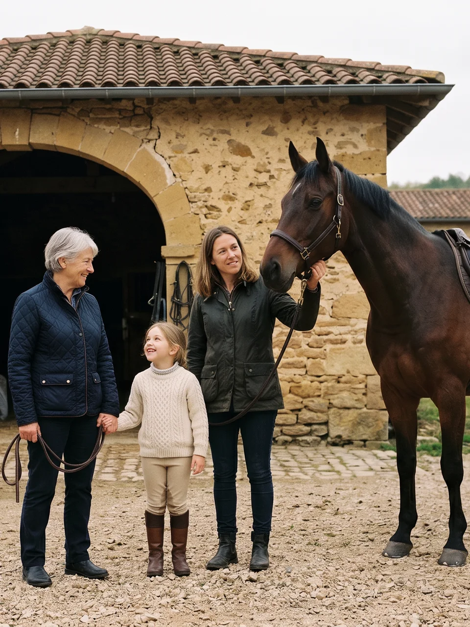 L'équipe, Écurie des Grands Chemins, centre équestre à Contamine-Sarzin